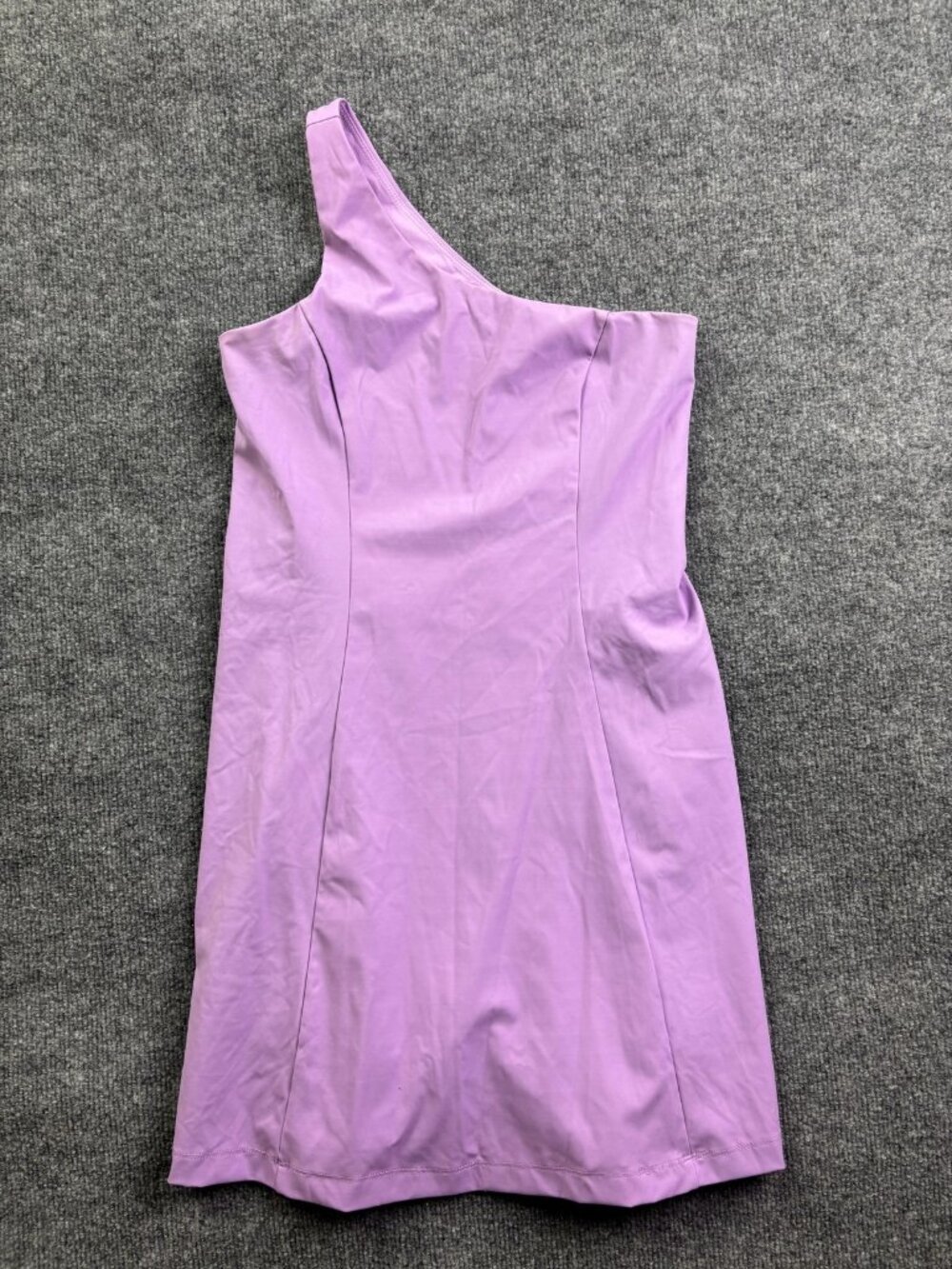 Outdoor Voices Dress Womens Small Purple One Shoulder A Line Sundress Casual